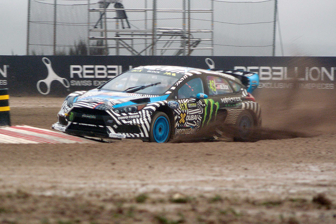 Video Awesome Footage Of Ken Block Testing His New Ford Focus Rs Rx Ken Block Ford Focus Rs Rx Rallycross Monster Energy World