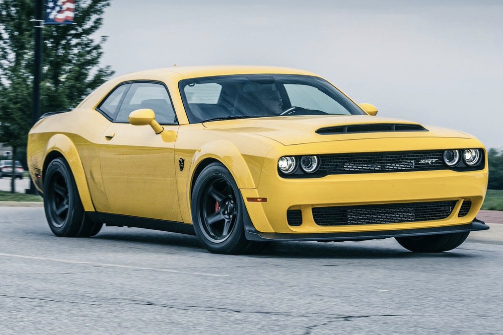 Video: Power-sliding the Dodge Demon...