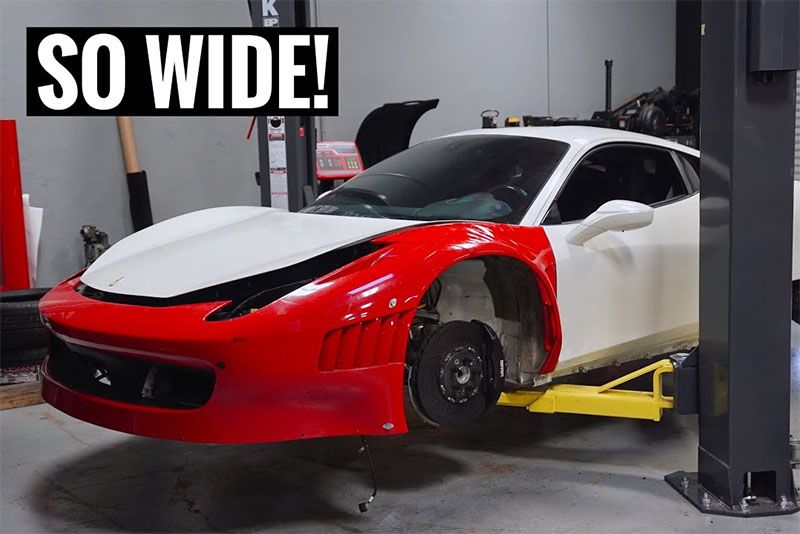 Installing A Factory Ferrari Gt3 Widebody Kit On A 458